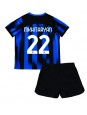 Inter Milan Henrikh Mkhitaryan #22 Domácí dres pro děti 2023-24 Krátký Rukáv (+ trenýrky)